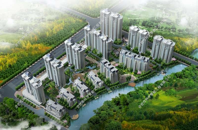 六安金色時代佳園小區智能化系統工程